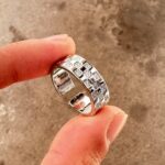 Men's ring with high-end feel and adjustable wide face opening - Image 14