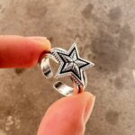 Men's ring with high-end feel and adjustable wide face opening - Image 20