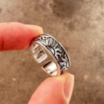 Men's ring with high-end feel and adjustable wide face opening - Image 7