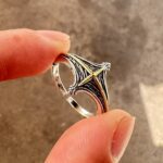 Men's ring with high-end feel and adjustable wide face opening - Image 17