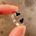 Men's ring with high-end feel and adjustable wide face opening