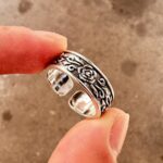 Men's ring with high-end feel and adjustable wide face opening - Image 10