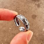 Men's ring with high-end feel and adjustable wide face opening - Image 8