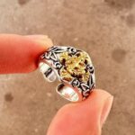 Men's ring with high-end feel and adjustable wide face opening - Image 11